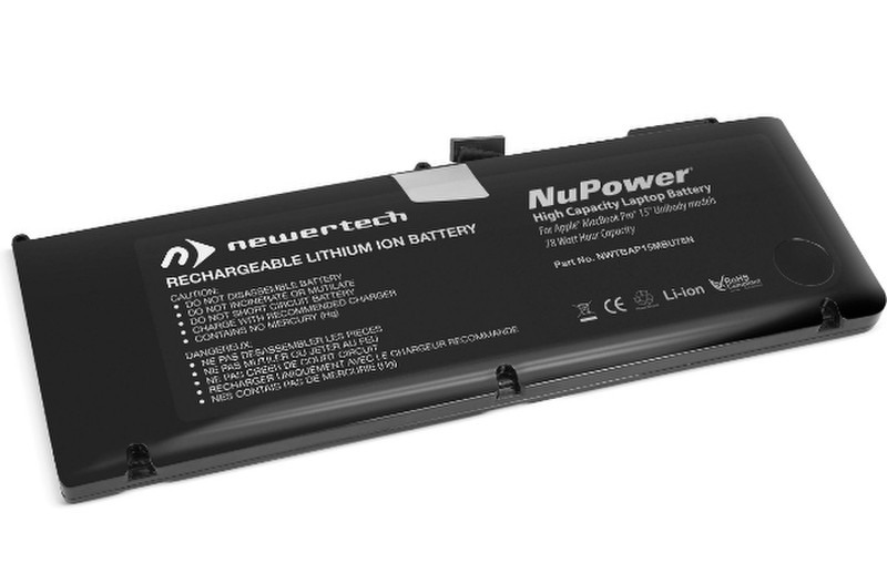 NewerTech Lithium-ion, 78 Wh Lithium-Ion rechargeable battery