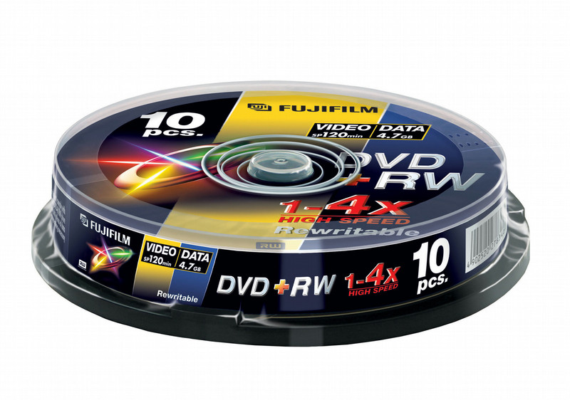 Fujifilm 10 x DVD+RW 4x 4.7GB DVD+RW 10Stück(e)