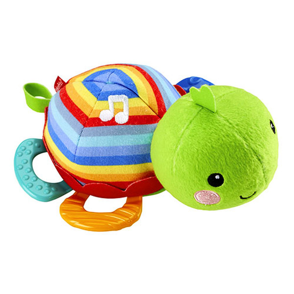 Fisher Price Everything Baby Musical Teething Turtle Разноцветный Плюш игрушка для развития моторики