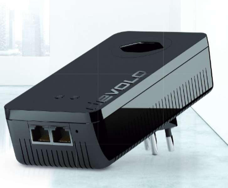 Devolo dLAN pro 1200+ WiFi ac 1200Мбит/с Подключение Ethernet Wi-Fi Черный 1шт PowerLine network adapter