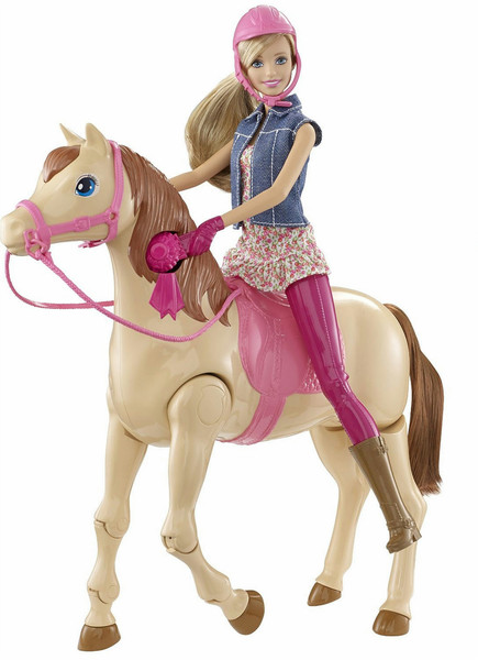 Mattel Barbie Saddle 'N Ride Horse Разноцветный кукла