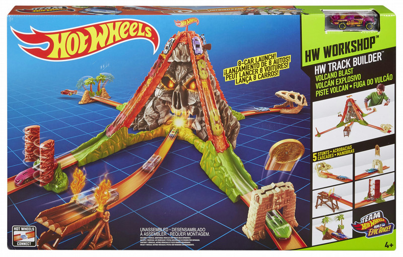 Hot Wheels Track Builder Volcano Blast