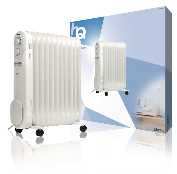 HQ -OR11 Для помещений 2200Вт Белый Радиатор электрический обогреватель