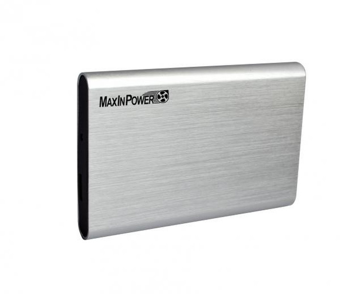 MaxInPower BEM25MUA1C9 HDD / SSD-Gehäuse 2.5Zoll Silber Speichergehäuse