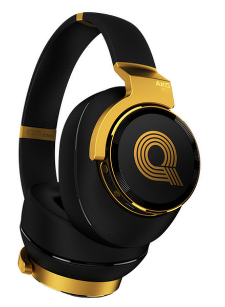 AKG N90Q Head-band Binaural Wired Black,Gold