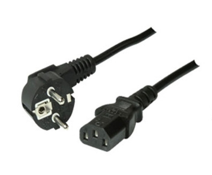 shiverpeaks Type F/C13 5m 5m Power plug type F C13 coupler Black power cable