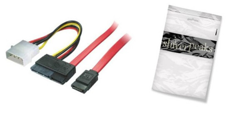 shiverpeaks 0.5m SATA 0.5м SATA 22-pin SATA 7-pin + 4-pin Molex Черный, Красный, Белый, Желтый кабель SATA