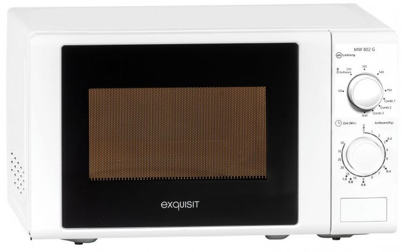 Exquisit MW802G Countertop 20L 700W White