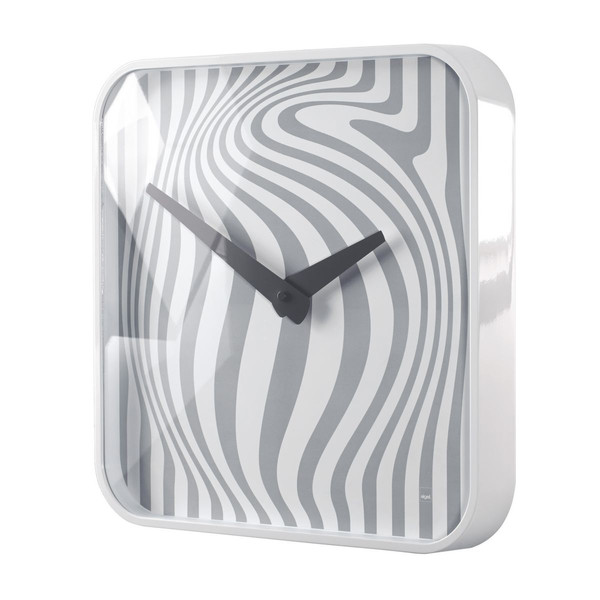 Sigel Opta Quartz wall clock Square Grey,White