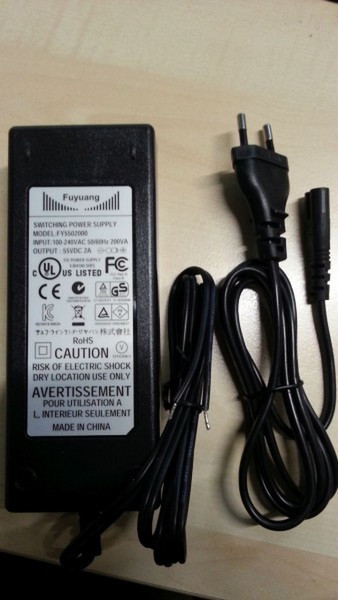 ALLNET PSU_55V_2A Indoor Black power adapter/inverter