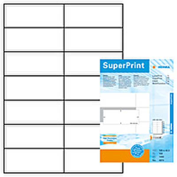 HERMA Etiket SuperPrint 4674 1400шт самоклеящийся ярлык