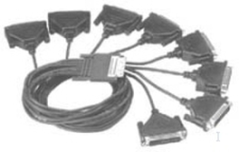 Digi 8-Port DB-9M Straight Fan-Out Cable