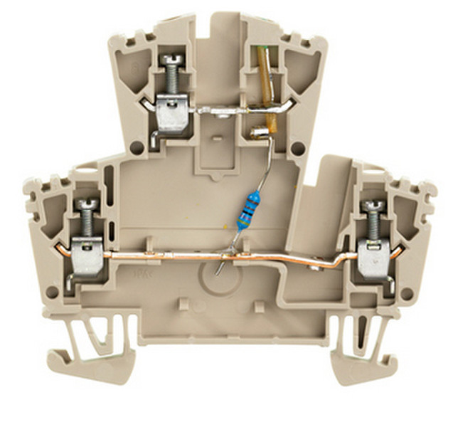 Weidmüller WDK 2.5 LD/GN 1R 24VDC 25шт electrical terminals