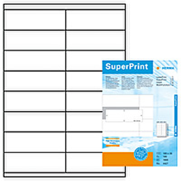 HERMA Etiket SuperPrint 4427 1600Stück(e) selbstklebendes Etikett