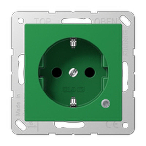 JUNG A 520 BF KO GN Schuko Green socket-outlet