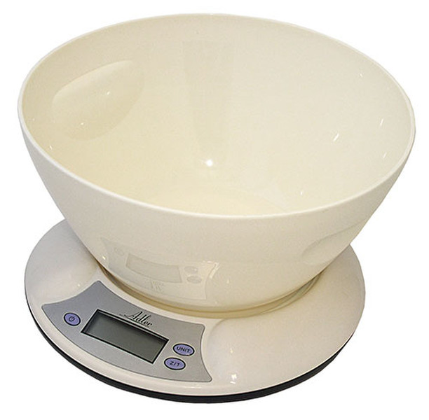 Adler AD 3131 Round Electronic kitchen scale White