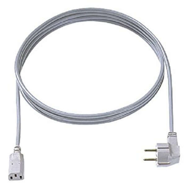 Bachmann 353.985 3m C13 coupler C13 coupler Grey power cable