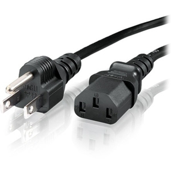 Ultra ULT40358 3.048m Black power cable