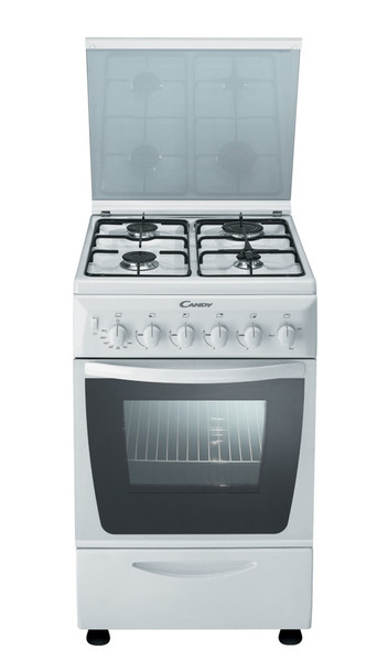 Candy CGG5621SW Freestanding Gas hob White cooker