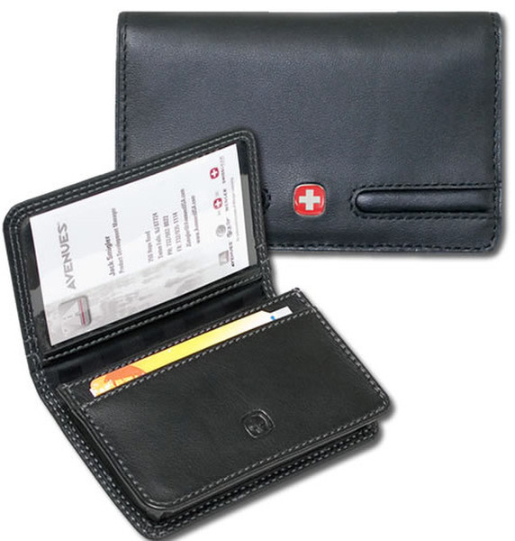 Wenger/SwissGear WA576802 Male Leather Black wallet