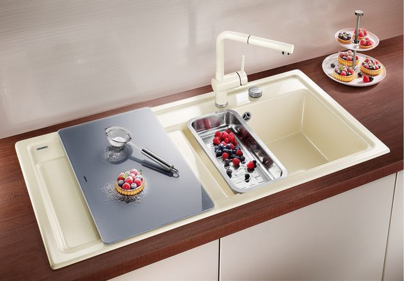 BLANCO ZENAR XL 6 S Rectangular Ultraglass Top-mount sink