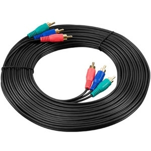 Ultra ULT40202 7.62m RCA RCA Black component (YPbPr) video cable
