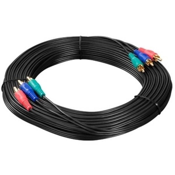 Ultra ULT40203 15.24m RCA RCA Black component (YPbPr) video cable