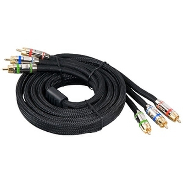 Ultra ULT40220 1.83m Black component (YPbPr) video cable