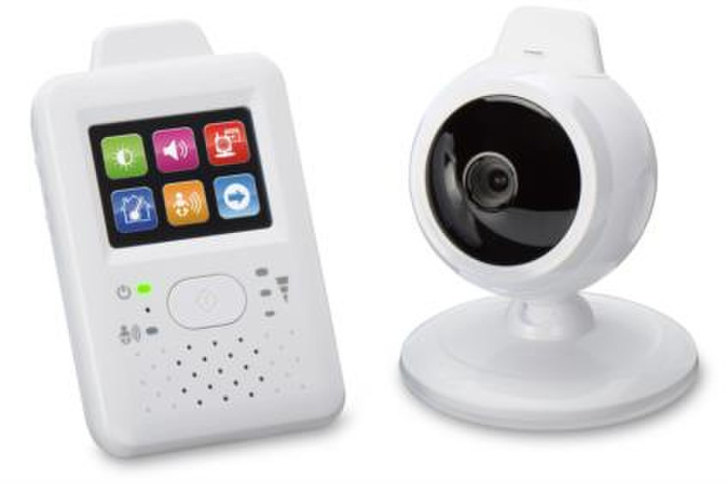 Ednet View&Care RF 250m White baby video monitor