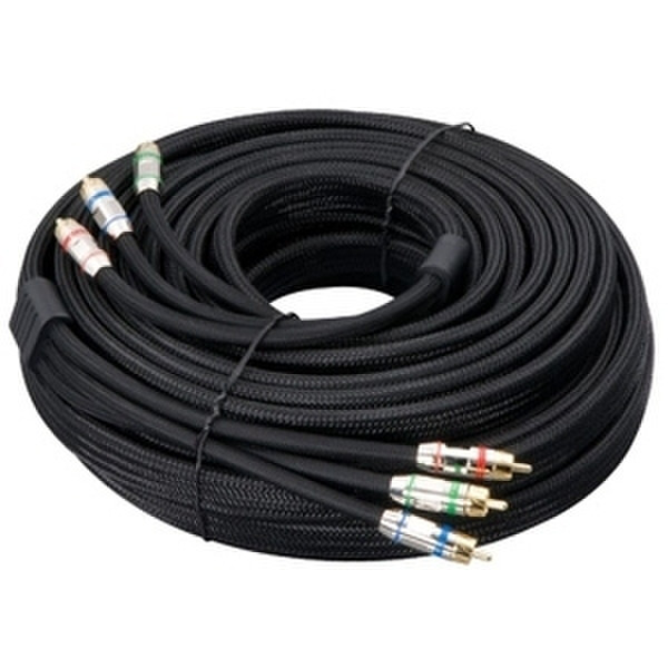 Ultra ULT40223 15.24m Black component (YPbPr) video cable