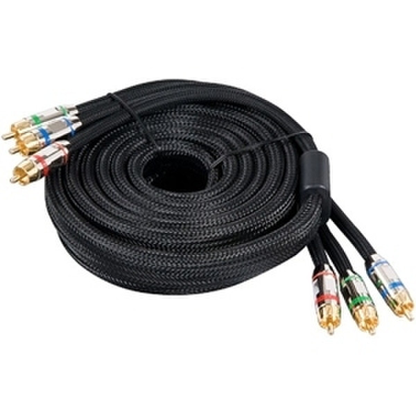 Ultra ULT40221 3.66m Black component (YPbPr) video cable