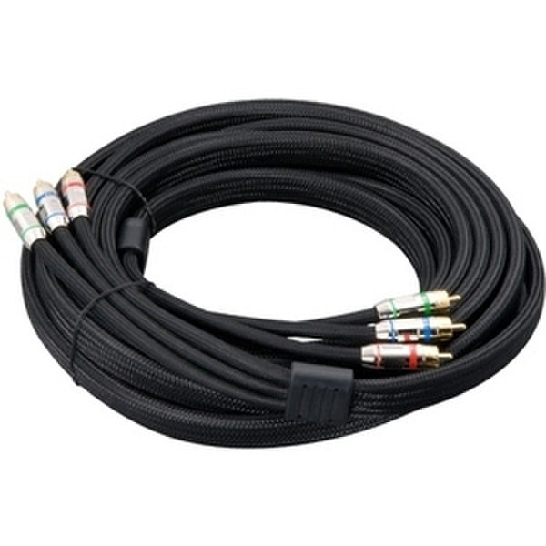 Ultra ULT40222 7.62m Black component (YPbPr) video cable