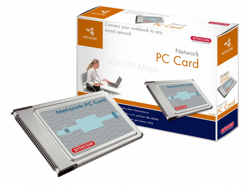 Sitecom Network PC Card 10/100 Внутренний 100Мбит/с сетевая карта