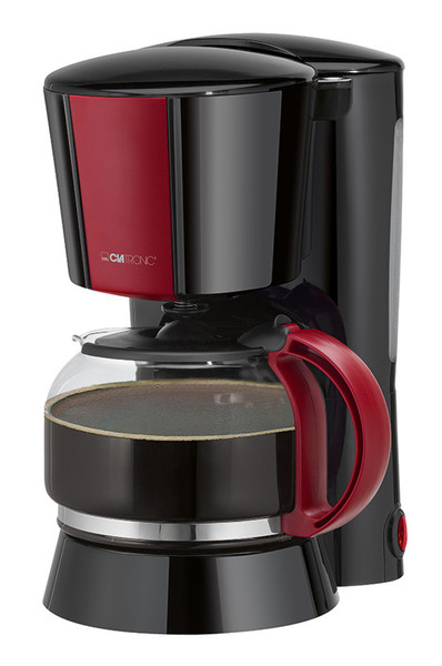 Clatronic KA 3552 Freestanding Semi-auto Drip coffee maker 10cups Black,Red