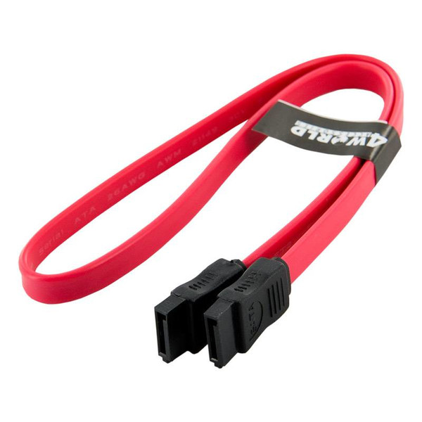 4World 08529 0.457m SATA III 7-pin SATA III 7-pin Red SATA cable