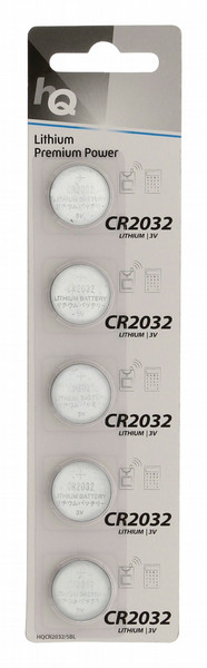 HQ HQCR2032/5BL Lithium 3V Nicht wiederaufladbare Batterie