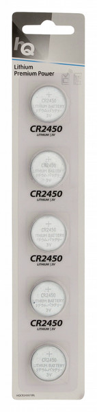 HQ HQCR2450/5BL Lithium 3V Nicht wiederaufladbare Batterie