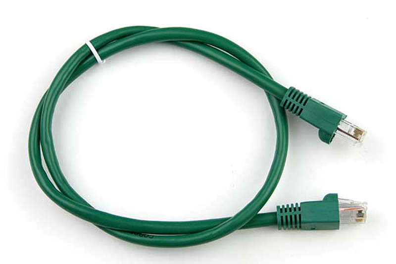 Supermicro CBL-0355L 0.6м Cat5e Зеленый сетевой кабель