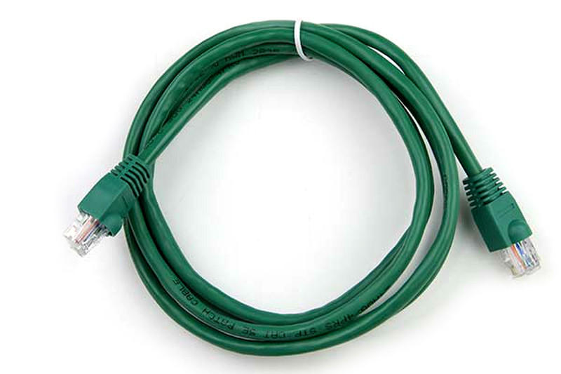 Supermicro CBL-0358L 1.52м Cat5e Зеленый сетевой кабель