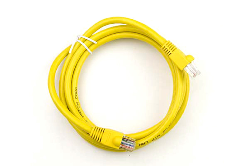 Supermicro CBL-0365L 1.52м Cat6 Желтый сетевой кабель