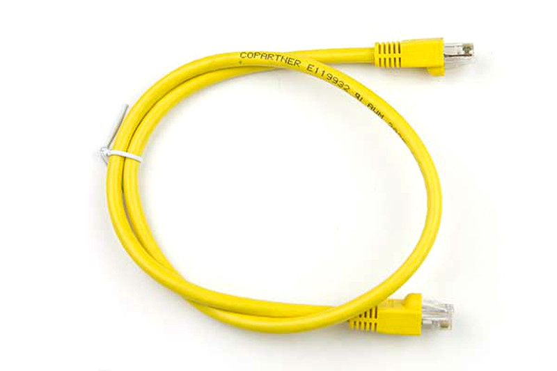 Supermicro CBL-0362L 0.6м Cat6 Желтый сетевой кабель