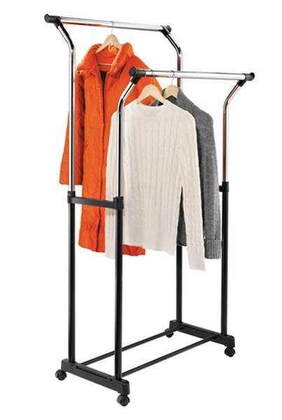 Honey-Can-Do GAR-01119 Black,Chrome clothing hanger