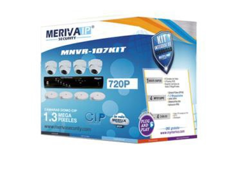 Meriva Security MNVR-107KIT Video-Überwachungskit