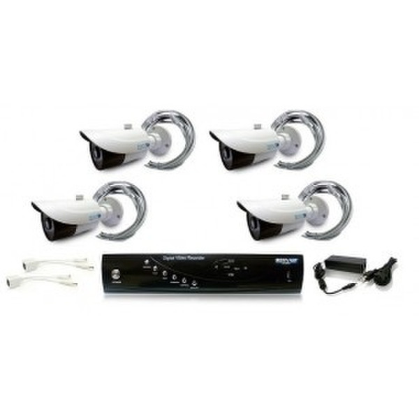 Meriva Security NVR-104KIT Wired 4channels video surveillance kit