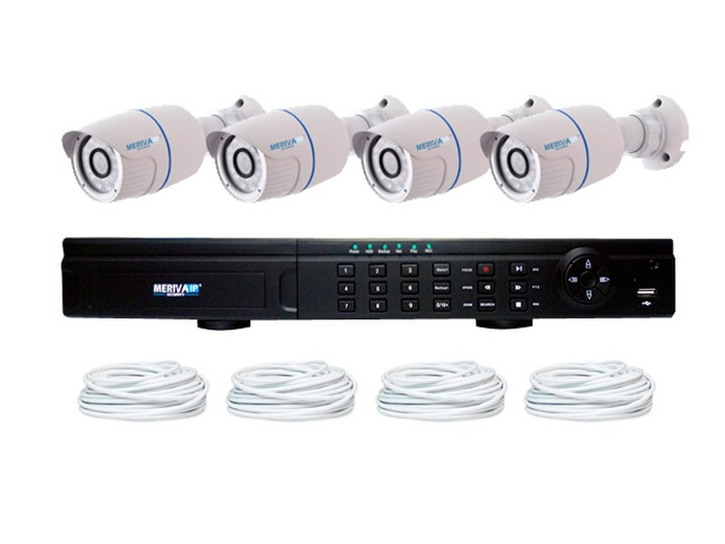 Meriva Security NVR-306KIT Wired 4channels video surveillance kit