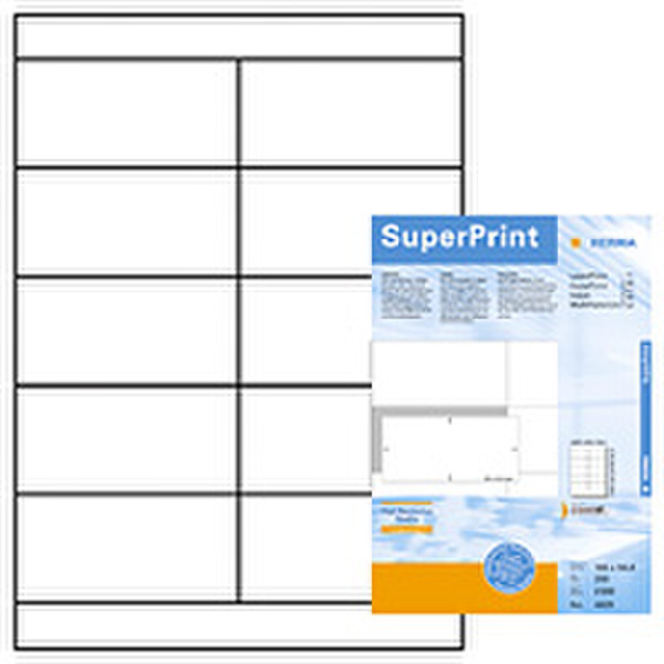 HERMA Etiket SuperPrint 4629 2000шт самоклеящийся ярлык