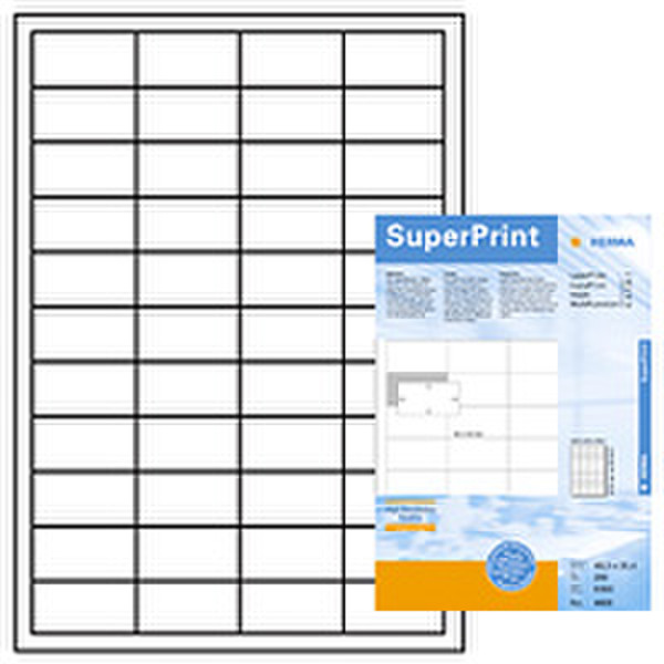 HERMA Etiket SuperPrint 4608 8800Stück(e) selbstklebendes Etikett