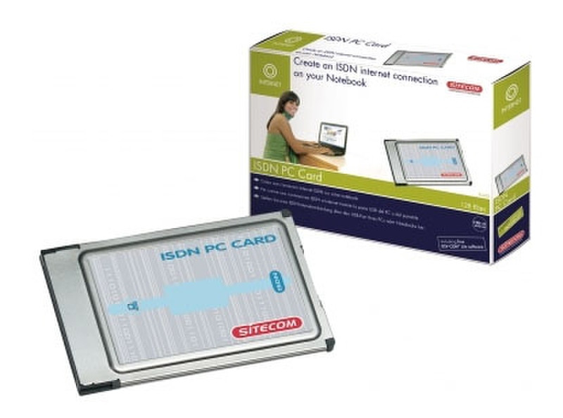 Sitecom PC-003 - ISDN PC-Card интерфейсная карта/адаптер