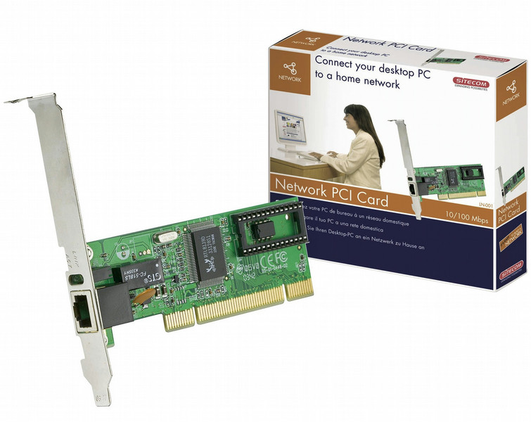 Sitecom Network PCI Card 10/100 Internal 100Mbit/s networking card