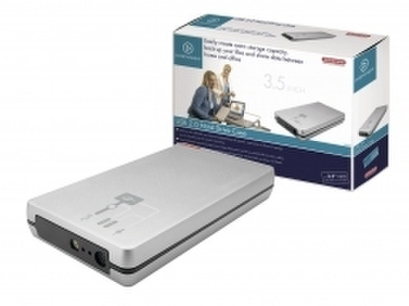 Sitecom USB 2.0 Hard Drive Case 3.5 Cеребряный